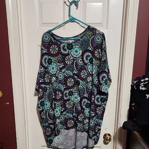 LuLaRoe Irma Multicolor Patterned Top